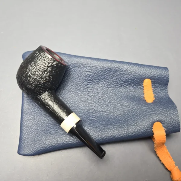 Abe Herbaugh Partially Sandblasted Billiard with Horn (Estate) - Image 14