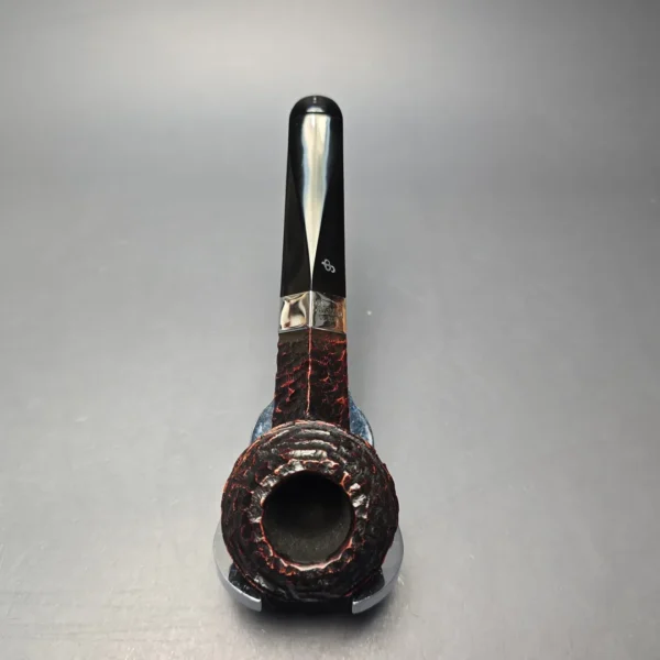 Peterson 2026 Pipe of the Year Rusticated "Large Squat Cad" Bulldog with Silver (New) - Image 8