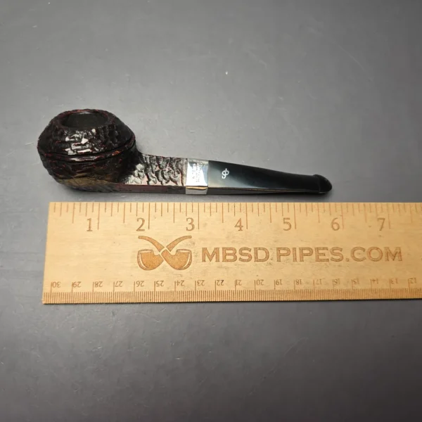 Peterson 2026 Pipe of the Year Rusticated "Large Squat Cad" Bulldog with Silver (New) - Image 11