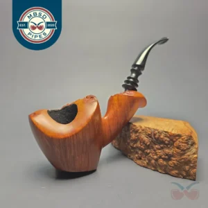 W.O. Larsen (c.1960s) Straight Grain (2) Extra Large Smooth Freehand Sitter (Estate)
