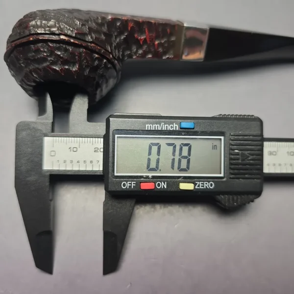 Peterson 2026 Pipe of the Year Rusticated "Large Squat Cad" Bulldog with Silver (New) - Image 12