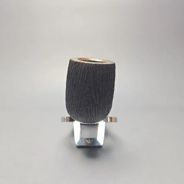 Savinelli Extra Lumberman Long Rusticated Canadian (Estate) - Image 3