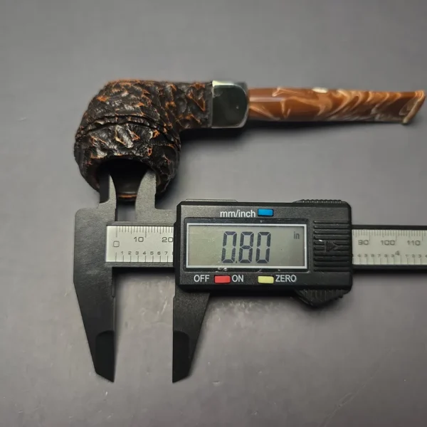 Peterson Derry 150 Rusticated Bulldog with Nickel (New) - Image 3