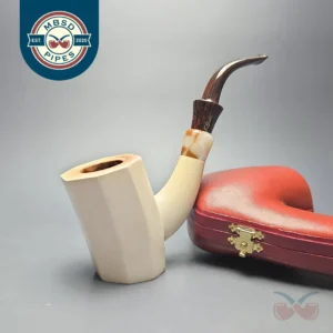 Fikri Baki Large Paneled Cherrywood Sitter with Acrylic and Cumberland (Estate)