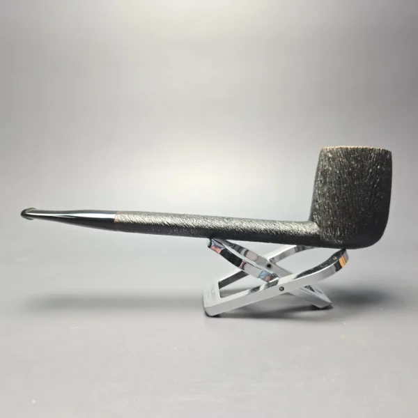 Savinelli Extra Lumberman Long Rusticated Canadian (Estate) - Image 4