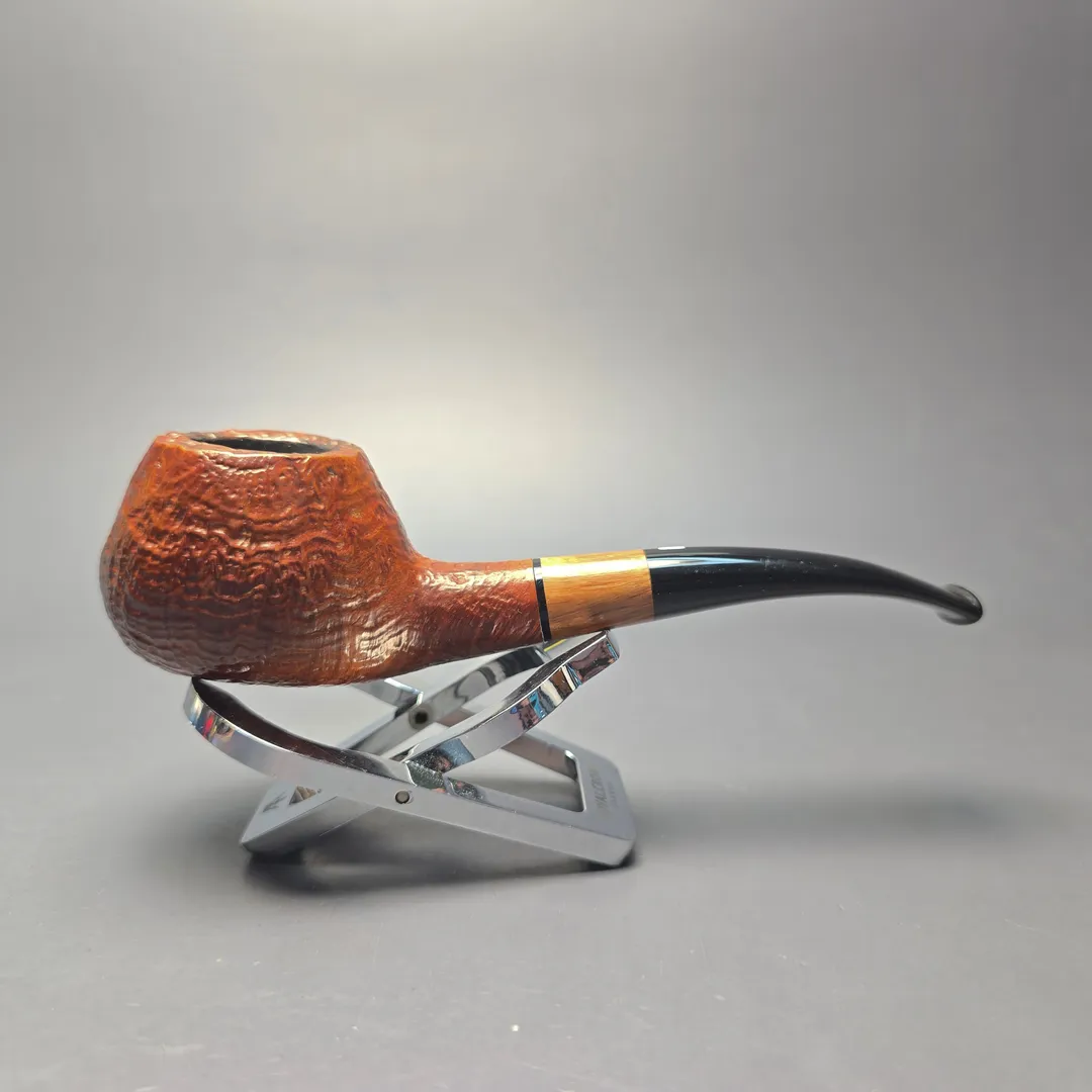 Castello Old Antiquari (3K) Sandblasted Author with Briar Inlay (Estate) - Image 2