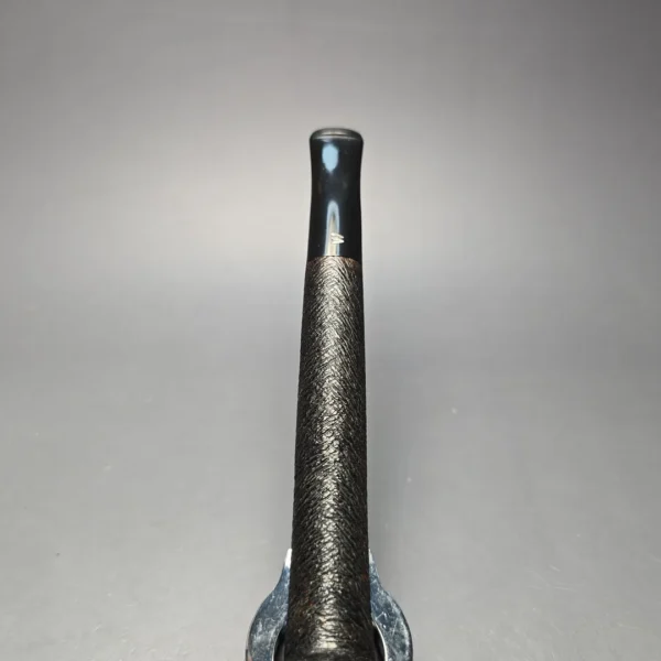 Savinelli Extra Lumberman Long Rusticated Canadian (Estate) - Image 7