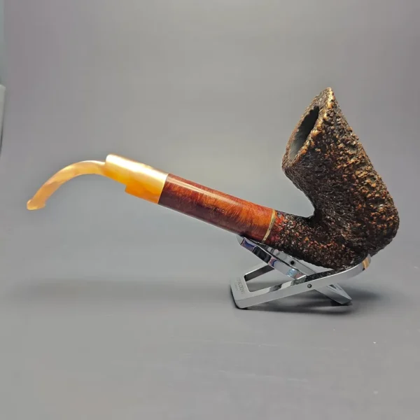 Ascorti Business Large Rusticated Dublin with Briar Shank Extension (Estate) - Image 4