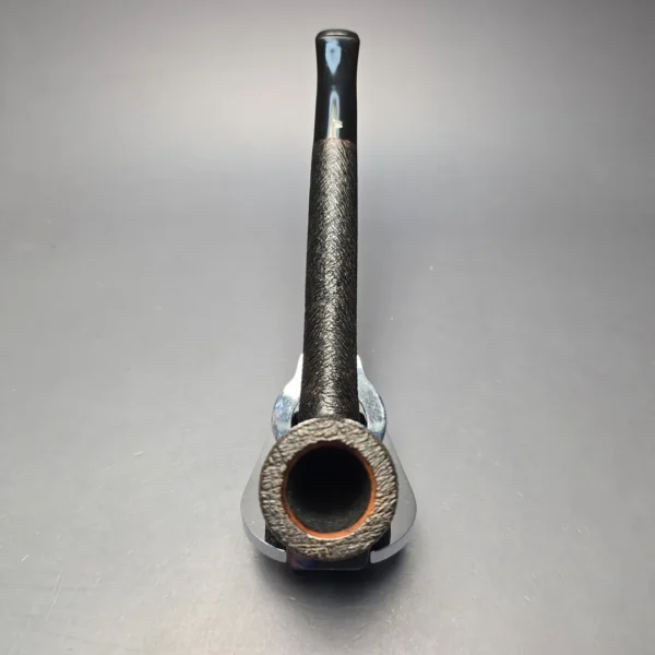 Savinelli Extra Lumberman Long Rusticated Canadian (Estate) - Image 8