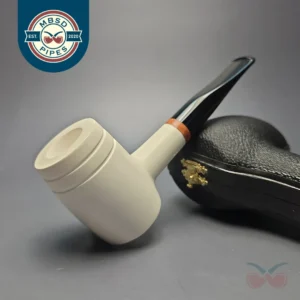 MBSD Meerschaum Deluxe Smooth "Whittler" Poker with Briar-Mortise (New)
