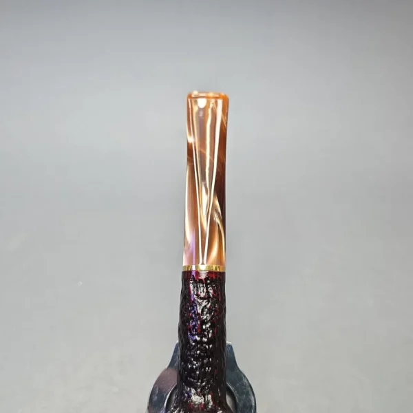 Savinelli Roma Lucite 111 KS Partially Rusticated Billiard (6mm) (New) - Image 7
