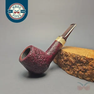 Abe Herbaugh Sandblasted Billiard with Musk Ox Horn (Estate)