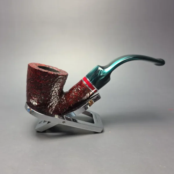 Savinelli 2026 Saint Nicholas 621 Rusticated Bent Dublin (6mm) (New) - Image 3