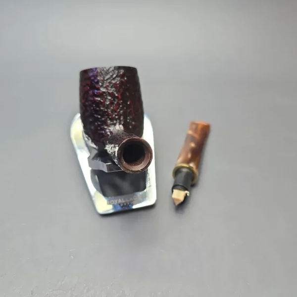 Savinelli Roma Lucite 111 KS Partially Rusticated Billiard (6mm) (New) - Image 13