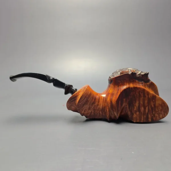 Preben Holm (c.1985-6) Hallmark H-1 Magnum Partially Rusticated Freehand Sitter (Estate) - Image 4