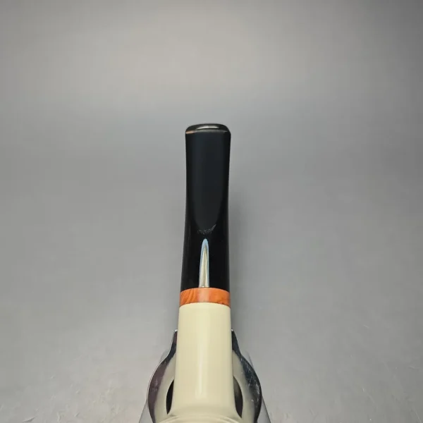 MBSD Meerschaum Deluxe Smooth "Whittler" Poker with Briar-Mortise (New) - Image 8