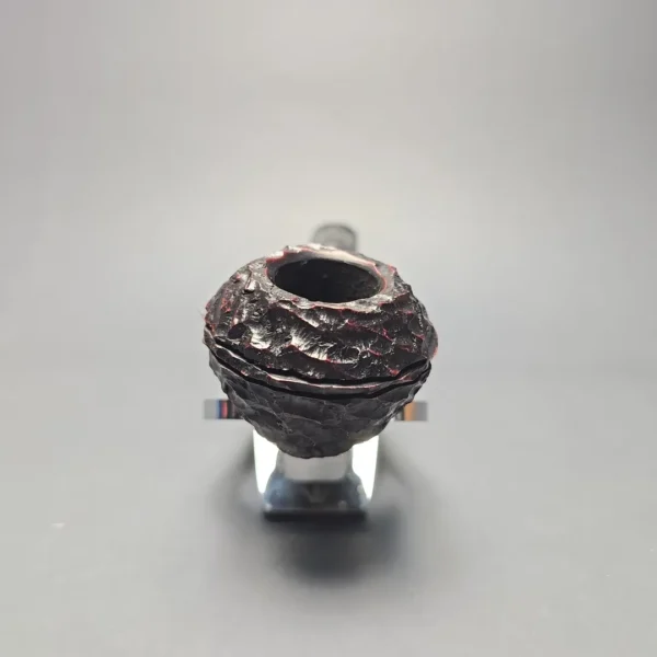 Peterson 2026 Pipe of the Year Rusticated "Large Squat Cad" Bulldog with Silver (New) - Image 3