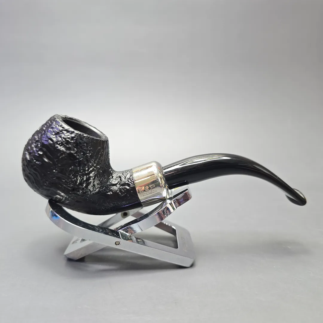 Peterson Army 03 Sandblasted Bent Apple with Nickel (9mm) (New) - Image 2