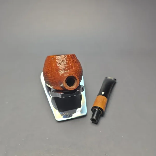 Castello Old Antiquari (3K) Sandblasted Author with Briar Inlay (Estate) - Image 14