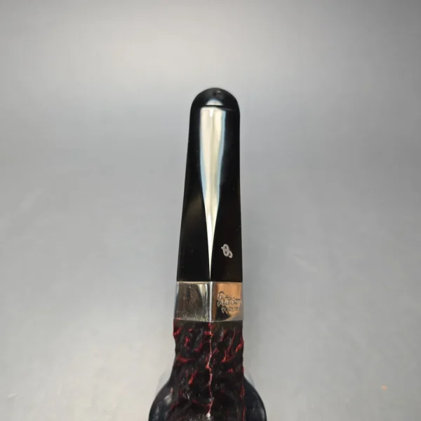 Peterson 2026 Pipe of the Year Rusticated "Large Squat Cad" Bulldog with Silver (New) - Image 7