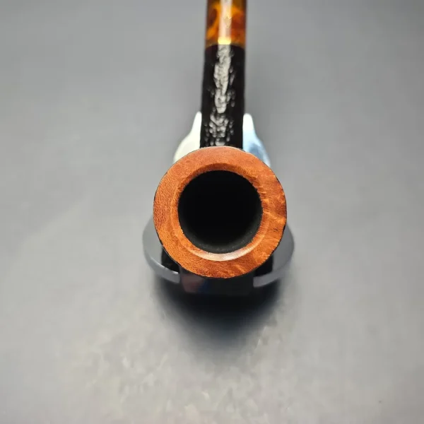 Savinelli Tortuga 111 KS Rusticated Billiard (6mm) (New) - Image 6
