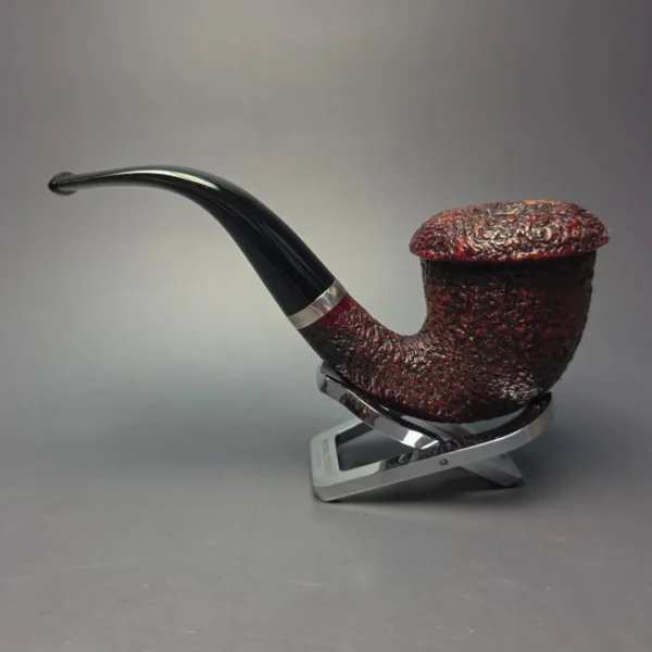 Ser Jacopo (c.1994-97) R1 Maxima Rusticated Calabash with Silver (Estate) - Image 4