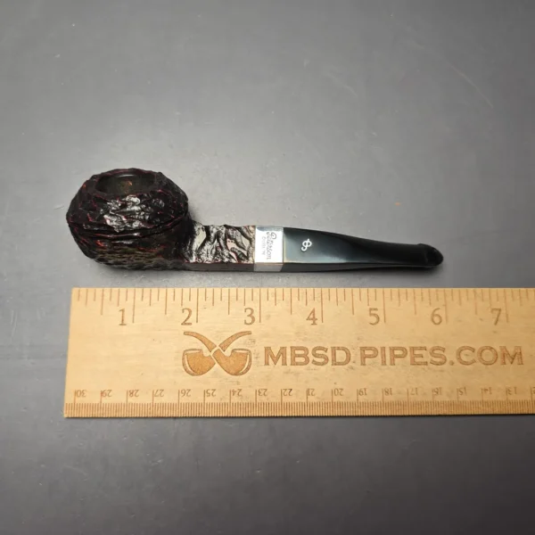 Peterson 2026 Pipe of the Year Rusticated "Large Squat Cad" Bulldog with Silver (New) - Image 11