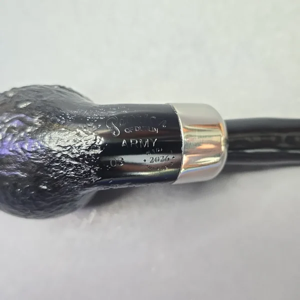 Peterson Army 03 Sandblasted Bent Apple with Nickel (9mm) (New) - Image 10