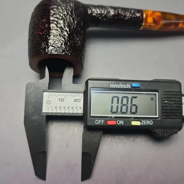 Savinelli Tortuga 111 KS Rusticated Billiard (6mm) (New) - Image 12