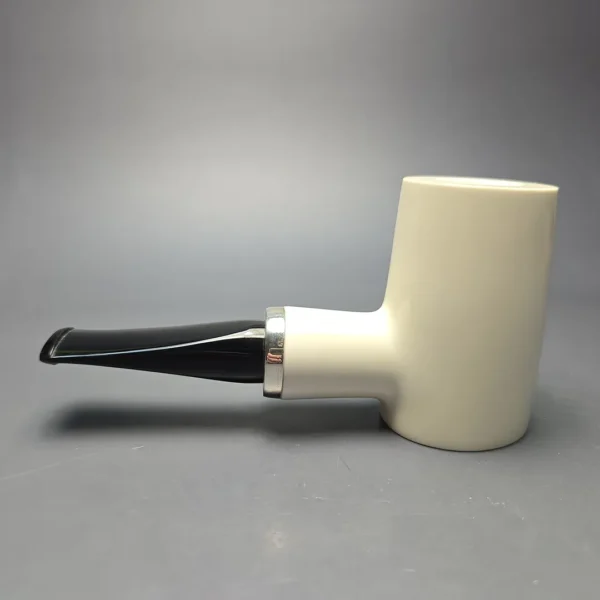 MBSD Meerschaum Silver Smooth Reverse Calabash Poker (New) - Image 5