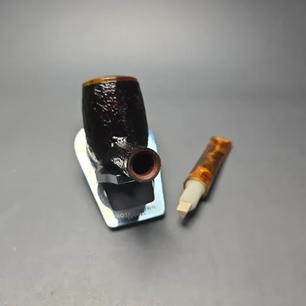 Savinelli Tortuga 111 KS Rusticated Billiard (6mm) (New) - Image 13