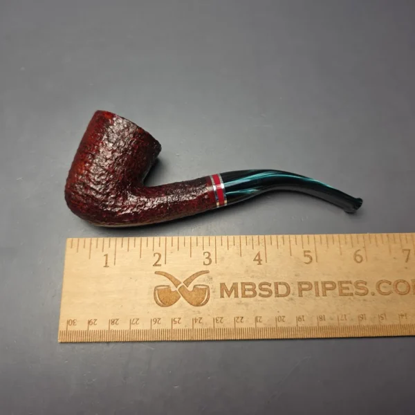 Savinelli 2026 Saint Nicholas 611 Rusticated Bent Dublin (6mm) (New) - Image 9
