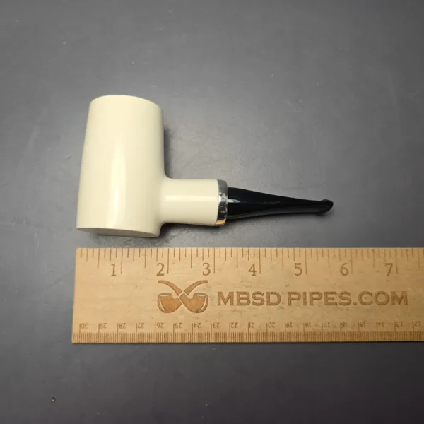 MBSD Meerschaum Silver Smooth Reverse Calabash Poker (New) - Image 11