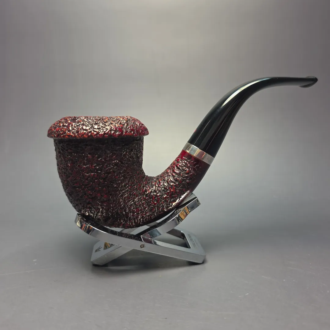 Ser Jacopo (c.1994-97) R1 Maxima Rusticated Calabash with Silver (Estate) - Image 2