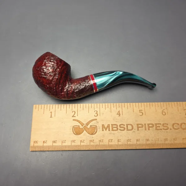 Savinelli 2026 Saint Nicholas 642 Rusticated Bent Apple (6mm) (New) - Image 8