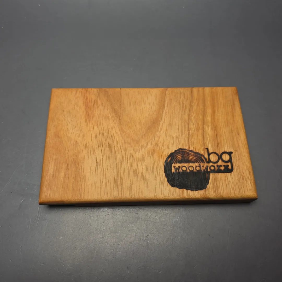BGWoodworx Small Cherry Wood Tobacco Tray (New) - Image 2