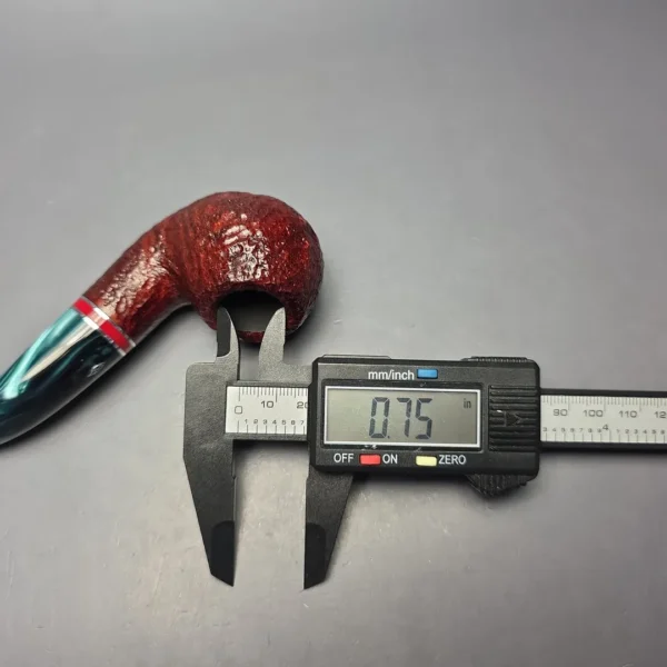 Savinelli 2026 Saint Nicholas 642 Rusticated Bent Apple (6mm) (New) - Image 9