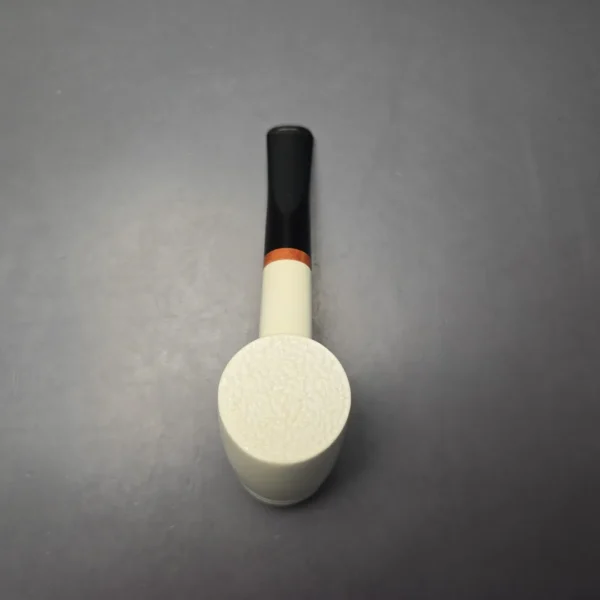 MBSD Meerschaum Deluxe Smooth "Whittler" Poker with Briar-Mortise (New) - Image 10