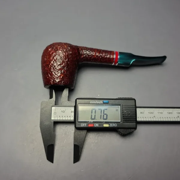 Savinelli 2026 Saint Nicholas 144 KS Rusticated Brandy (6mm) (New) - Image 11