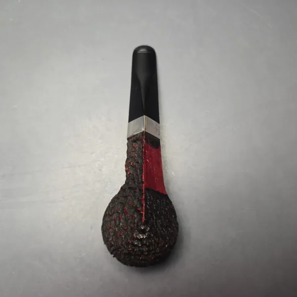Peterson 2026 Pipe of the Year Rusticated "Large Squat Cad" Bulldog with Silver (New) - Image 9