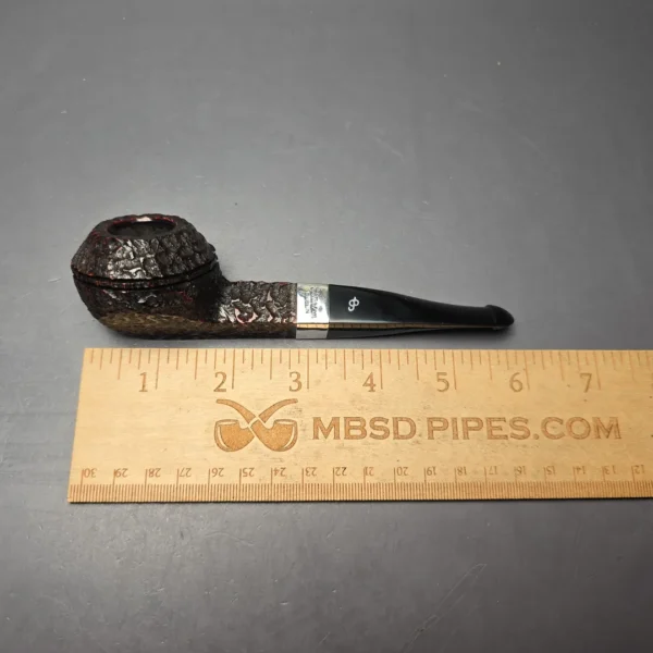 Peterson 2026 Pipe of the Year Rusticated "Large Squat Cad" Bulldog with Silver (New) - Image 11