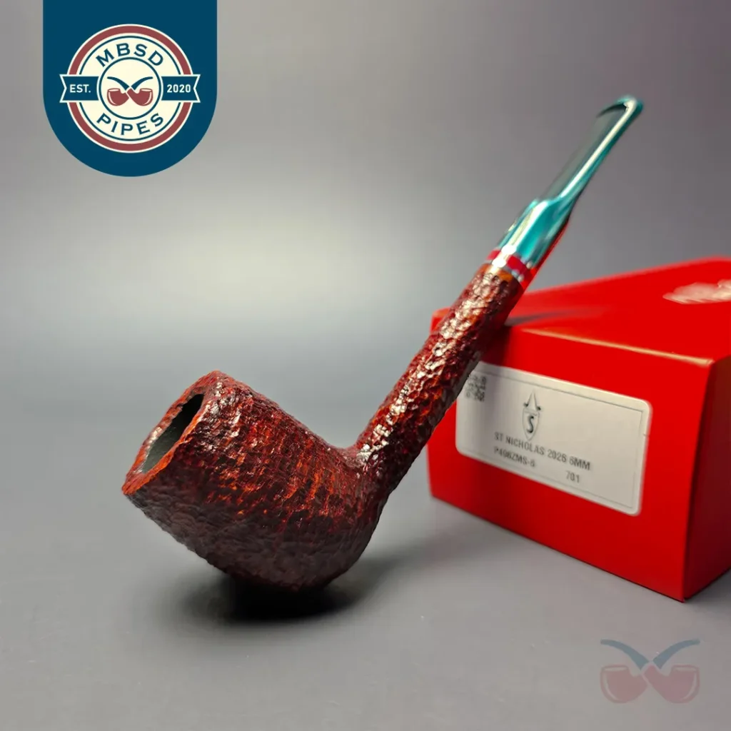 Savinelli 2026 Saint Nicholas 701 Rusticated Lovat (6mm) (New)