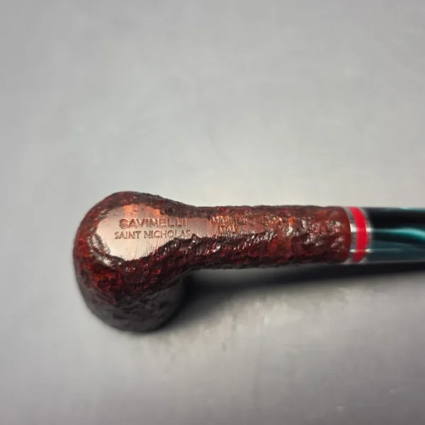 Savinelli 2026 Saint Nicholas 409 Rusticated Dublin (6mm) (New) - Image 5