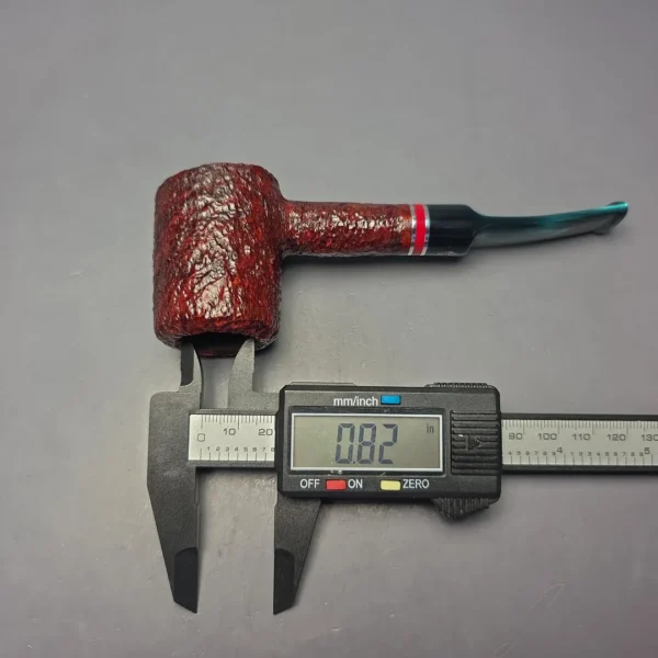 Savinelli 2026 Saint Nicholas 310 KS Rusticated Poker (6mm) (New) - Image 9