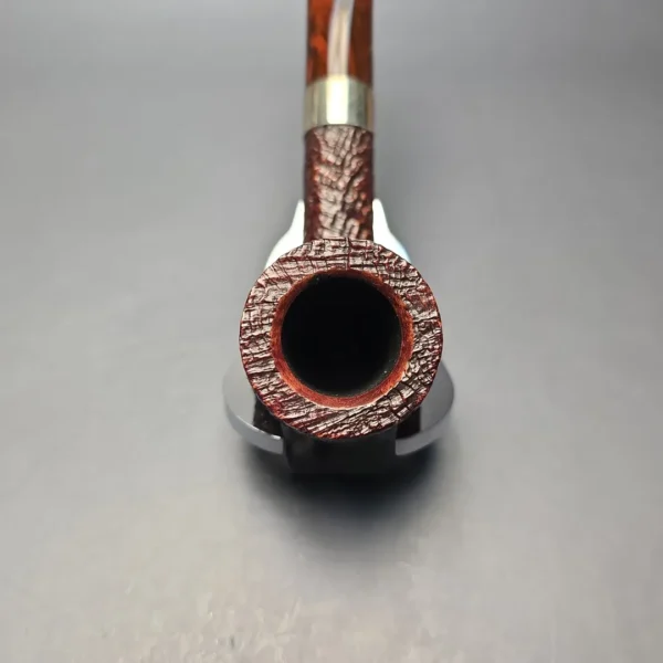 Peterson Irish Harp 107 Sandblasted Billiard with Silver (New) - Image 6