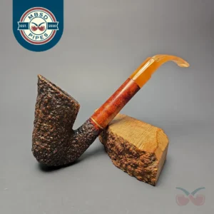 Ascorti Business Large Rusticated Dublin with Briar Shank Extension (Estate)