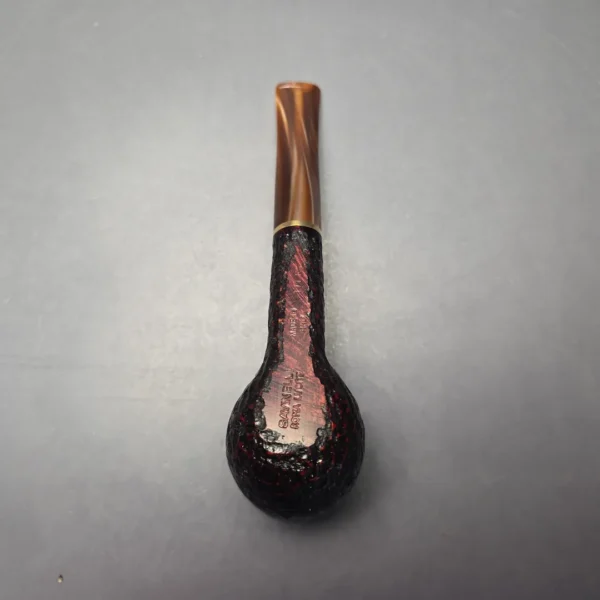 Savinelli Roma Lucite 111 KS Partially Rusticated Billiard (6mm) (New) - Image 9