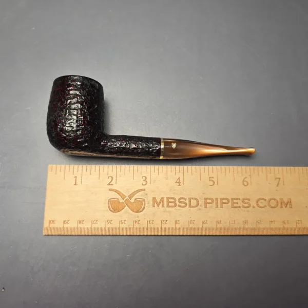 Savinelli Roma Lucite 111 KS Partially Rusticated Billiard (6mm) (New) - Image 11