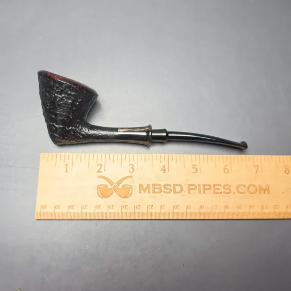 J. Mouton Partially Sandblasted Dublin with Buffalo Horn and Brass (Estate) - Image 12