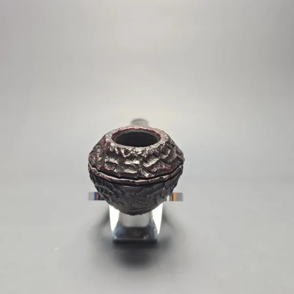 Peterson 2026 Pipe of the Year Rusticated "Large Squat Cad" Bulldog with Silver (New) - Image 3